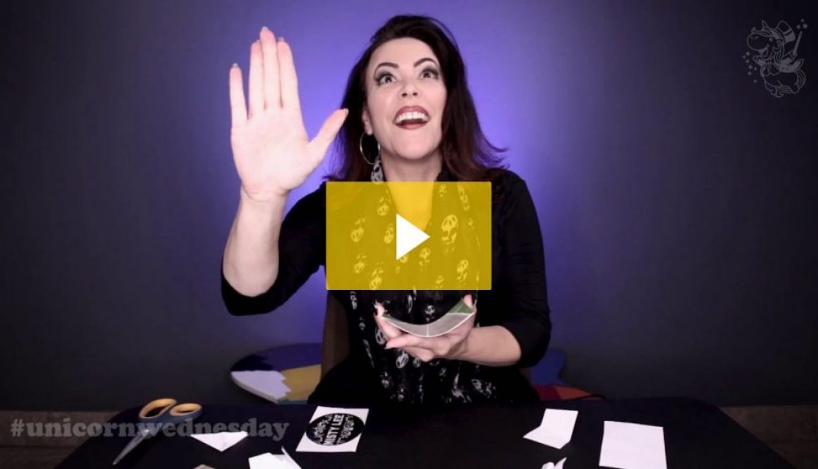 Unicorn Wednesday Week 65 - Up, Up, and Away - Magic with a Paper Airplane!